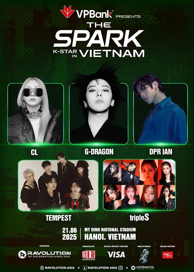 GD, 13년만 베트남 공연..'K-STAR SPARK IN VIETNAM 2025' 출연 확정