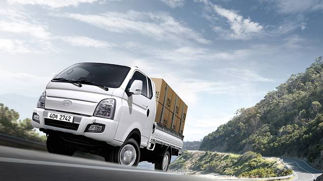 화물 탑재 이미지. 출처 : 전국개인소형화물자동차운송사업연합회