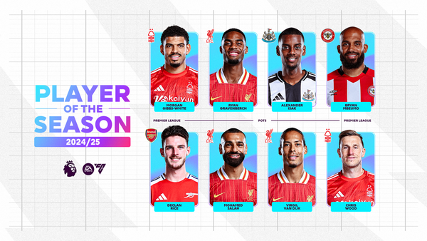 2024-2025시즌 프리미어리그 올해의 선수 후보
