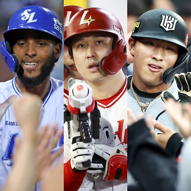 삼성 디아즈-SSG 최정-KT 안현민. 사진=각 구단 제공