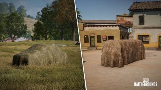 'PUBG: 배틀그라운드'에 추가되는 '차량 위장망'. 자료 제공 : 크래프톤