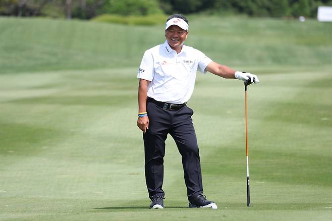 SK텔레콤 오픈 2연패에 도전하는 최경주. KPGA