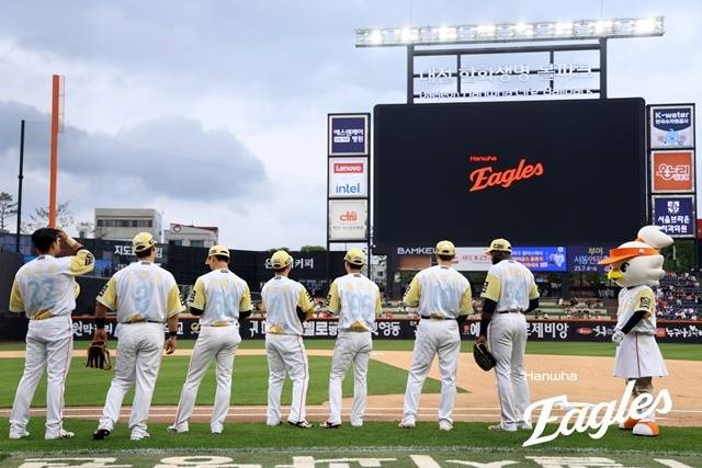 3연패에 빠진 한화 선수단. 사진=한화 제공