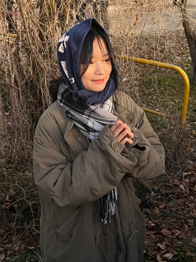 ▲ 올해 1월 1일 거제도에서 열린 거통고지회 신년 해맞이 문화제에 참석한 모습. ⓒ송채연