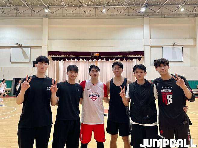 ▲왼쪽부터 정현진, 신은찬, 박무빈, 박지원, 정현도, 박정웅