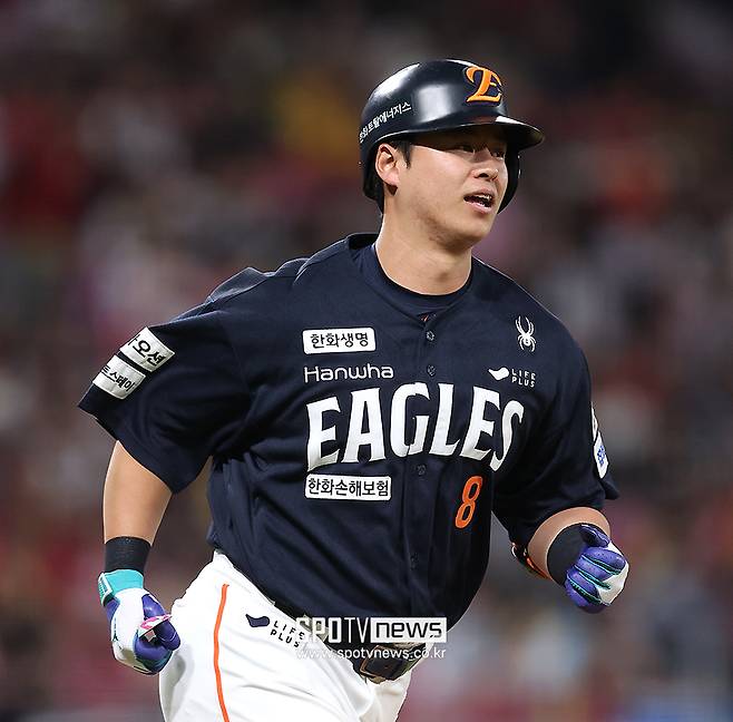 ▲ 한화 타선의 중심 타자지만 이번 주는 자신의 몫을 하지 못한 노시환 ⓒ곽혜미 기자