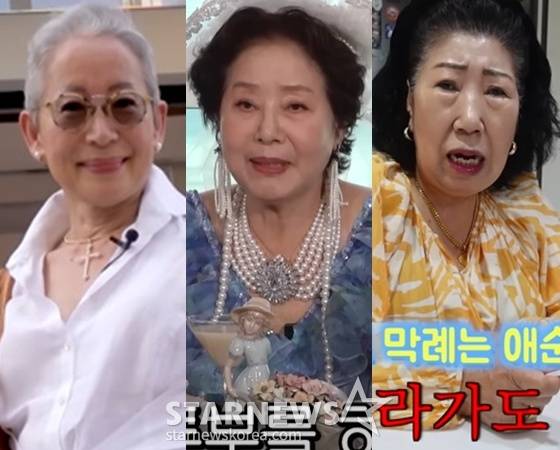 밀라논나, 선우용여, 박막례 /사진=각 유튜브 채널