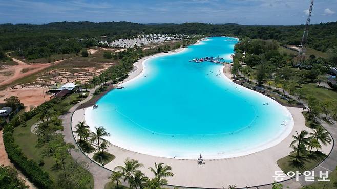 인도네시아 빈탄리조트 트레저베이. 동남아시아 최대의 인공 해수 석호다.