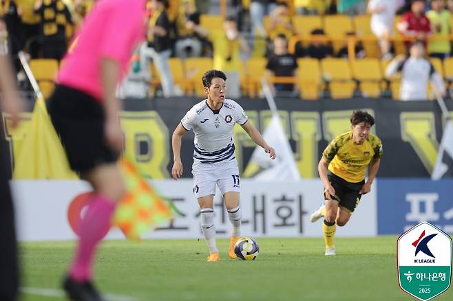 여승원(충북청주FC). 한국프로축구연맹 제공