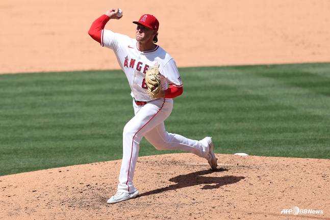 승리 투수가 된 앤더슨. /AFPBBNews=뉴스1