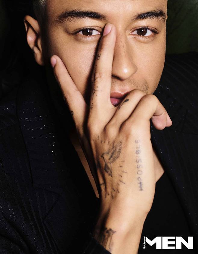 제시 린가드. 사진=맨 노블레스 매거진