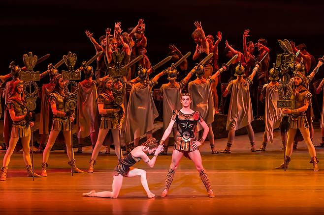 볼쇼이 발레 '스파르타쿠스'. /사진가 대런 토머스