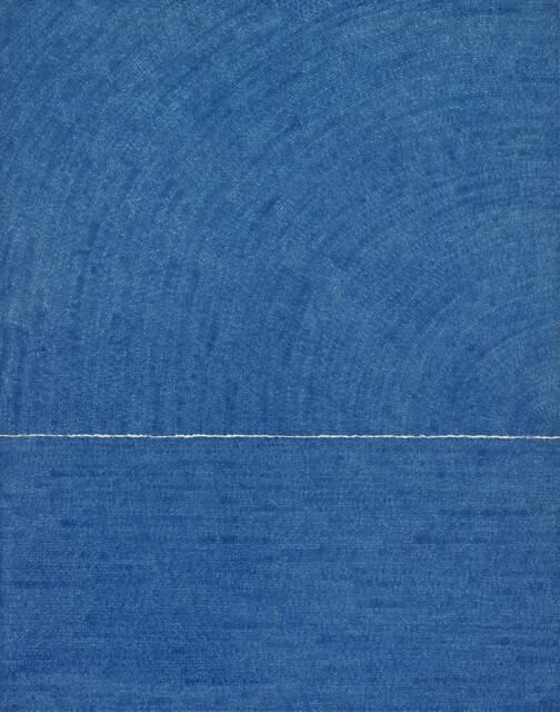 김환기, Air and Sound I 2-X-73 #321, 1973, 코튼에 유채, 264×208㎝. (재)환기재단·환기미술관