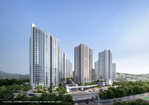 창원 메가시티 자이&위브 주경 투시도