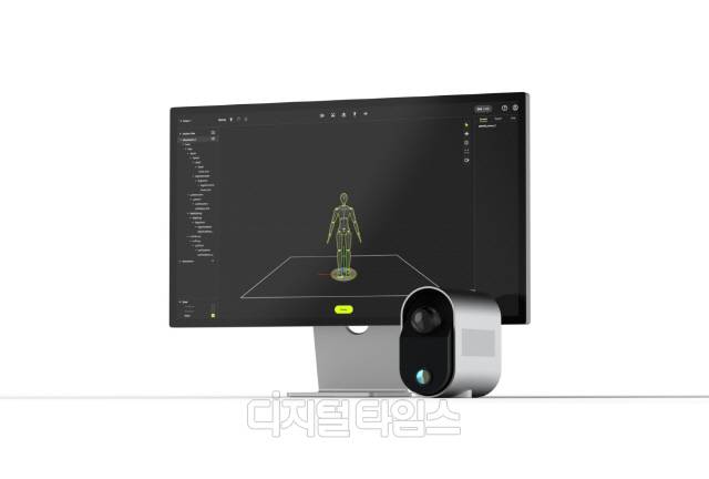 제품 설치 이후 컴퓨터와 연결하면 실시간으로 모션 데이터를 확보할 수 있다. 무빈 제공