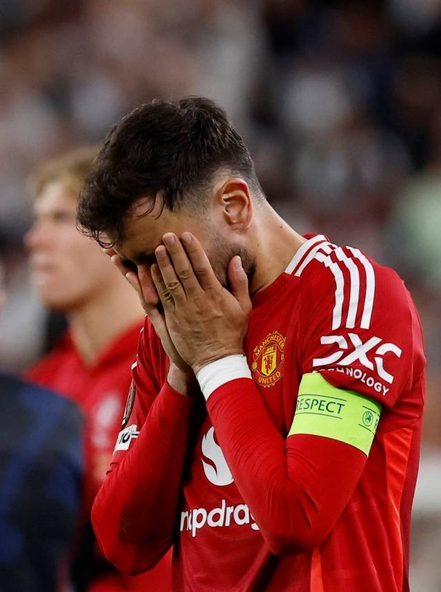 브루노 페르난데스는 올 시즌 맨유를 성공으로 이끌지 못했다. 사진=REUTERS=연합뉴스