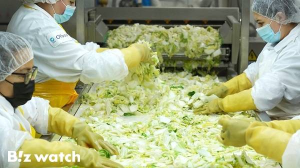 대상 LA 공장의 김치 생산 라인 /사진=대상 아메리카 제공