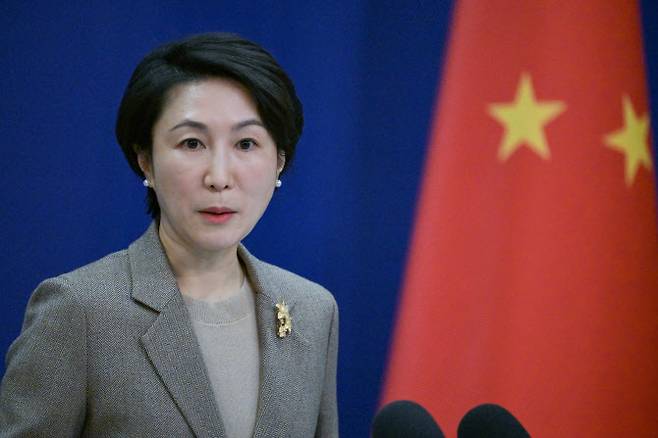 마오닝 중국 외교부 대변인. (사진=AFP)