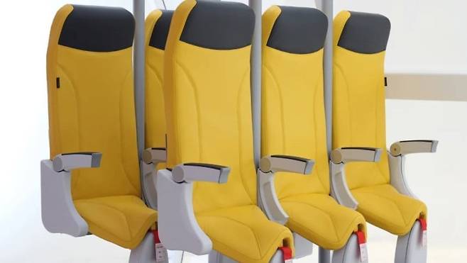 이탈리아 항공기 좌석 제조업체 아비오인테리어스(Aviointeriors)가 개발한 '스카이라이더 2.0' 모델. 사진=아비오인테리어스