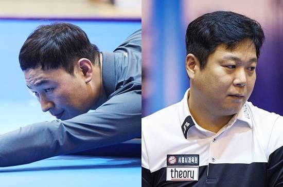 22일 열린 호치민3쿠션월드컵 최종예선(Q)에서 최완영과 서창훈은 똑같이 1승1패를 기록했으나, 최완영(왼쪽)이 애버리지 차이로 32강 본선에 오른 반면, 서창훈은 조3위로 대회를 마감했다. (사진=SOOP)
