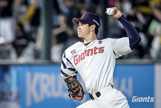 ▲ 홍민기 ⓒ롯데 자이언츠