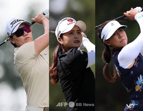 2025년 미국여자프로골프(LPGA) 투어 신설 대회인 '멕시코 리비에라 마야 오픈 앳 마야코바'에 출전한 이정은5, 최혜진, 신지은 프로. 사진제공=ⓒAFPBBNews = News1