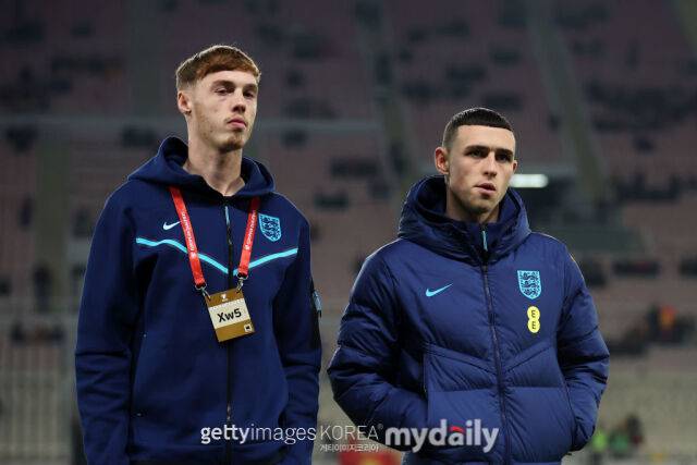 맨체스터 시티 FC 유소년 팀 출신의 콜 파머(왼쪽)와 필 포든. /게티이미지코리아