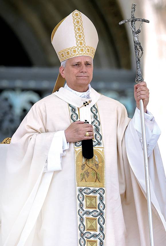 5월18일 바티칸의 성 베드로 광장에서 교황 레오 14세가 교황직 시작을 기념하는 미사를 집전하고 있다. ⓒDP 연합