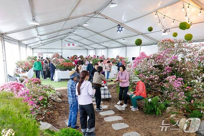 41회 단양 소백산철쭉제 철쭉 야생화 테마관.(단양군 제공, 재판매 및 DB금지)/뉴스1