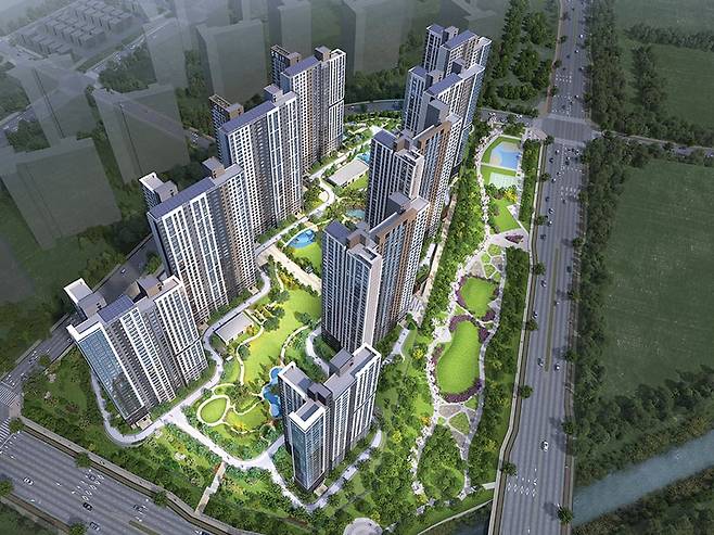 평택브레인시티 앤네이처미래도 조감도. /평택브레인시티 앤네이처미래도