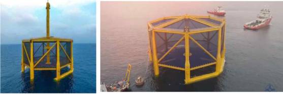 중국이 서해의 한·중 잠정조치수역(PMZ)에 2018년 설치한 선란 1호. 엄태영 국민의힘 의원실