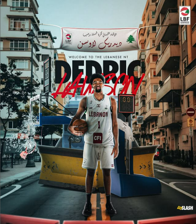 KBL 외국선수 MVP 디드릭 로슨이 레바논 유니폼을 입는다. 사진=레바논농구협회 SNS