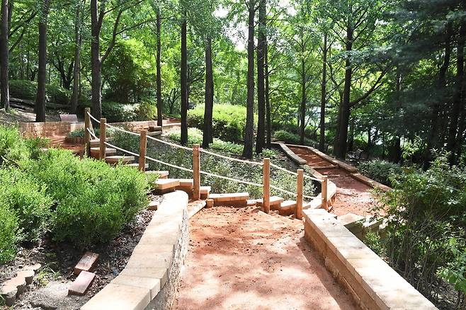 경기지역 기초지자체의 맨발 길.