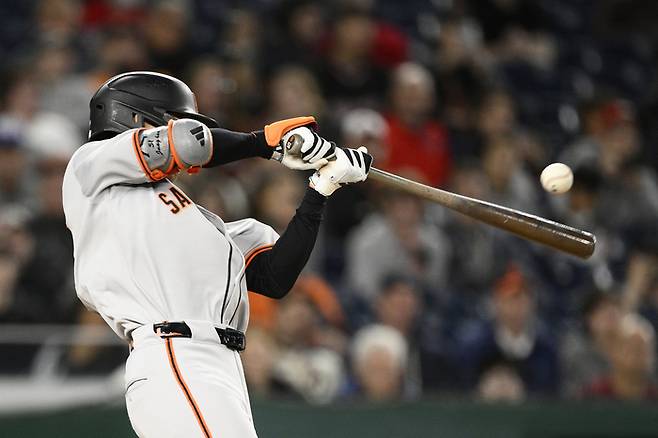 이정후가 타격에 임하고 있다. 사진 | AP 연합뉴스