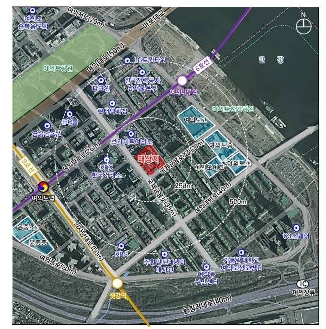 서울 영등포구 여의도 수정아파트 위치도. 서울시 제공