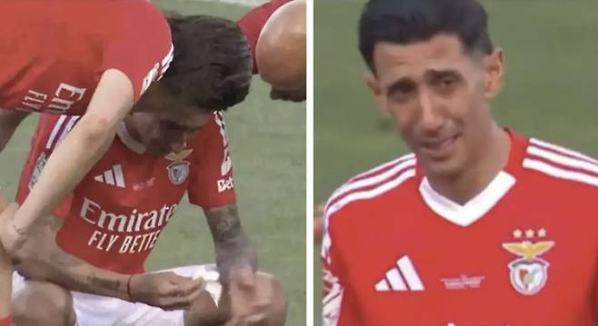 타사 드 포르투갈 결승에서 패배한 뒤 눈물을 흘린 디 마리아. 사진=트리뷰나