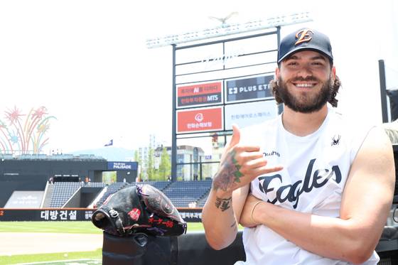 25일 대전 한화생명볼파크에서 인터뷰한 한화 외국인 투수 코디 폰세. 사진 한화 이글스