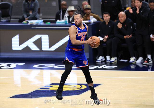브런슨이 공을 잡고 있다. /게티이미지코리아