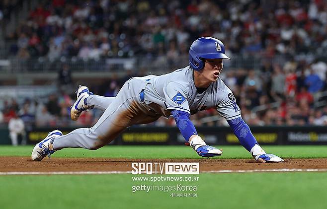 ▲ 김혜성은 올해 미국 무대에서 17회 연속 도루 성공 기록을 이어 나가고 있다