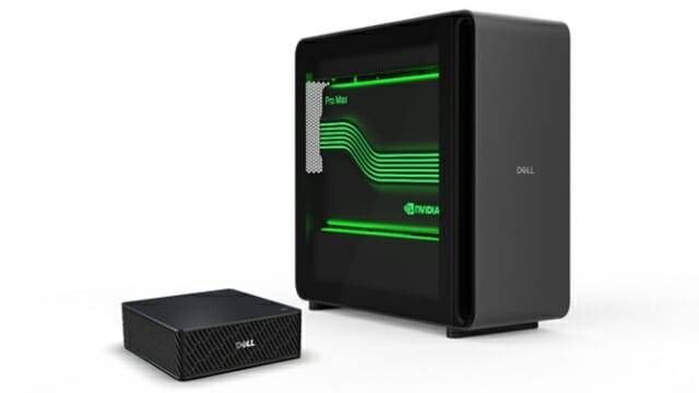 엔비디아 GB10 / GB300 탑재 델 프로 맥스 워크스테이션. 출시 시기는 미정이다.