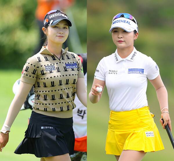 2025년 한국여자프로골프(KLPGA) 투어 Sh수협은행·MBN 여자오픈에 출전하는 박현경, 이예원 프로. 사진제공=KLPGA