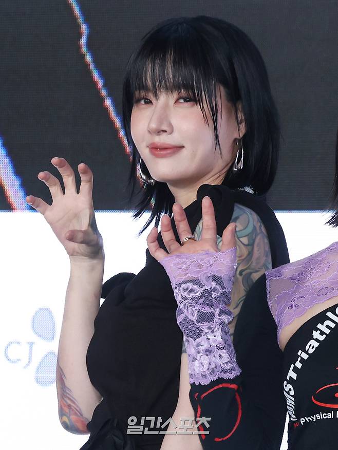 댄서 모니카가 27일 오전 서울 강남구 에스제이쿤스트할레에서 열린 Mnet 예능 '월드 오브 스트릿 우먼 파이터(WSWF)' 제작발표회에 참석해 포즈를 취하고 있다. '월드 오브 스트릿 우먼 파이터'는 전 세계 쎈 언니들의 자존심을 건 글로벌 춤 싸움. 27일 밤 10시 첫 방송. 서병수 기자 qudtn@edaily.co.kr /2025.05.27/