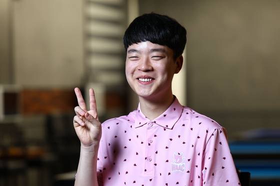 프로당구 최연소 우승 기록을 쓴 김영원. 김종호 기자