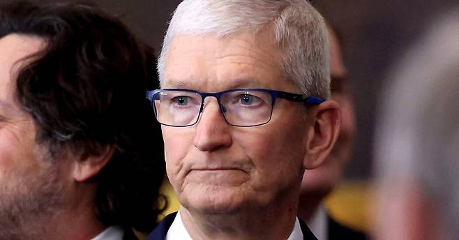 팀 쿡 애플 CEO(최고경영자) /로이터=뉴스1