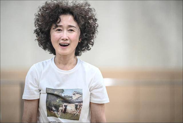 배우 이지하가 서울시극단 신작 연극 '유령'을 연습하고 있다. 세종문화회관 제공