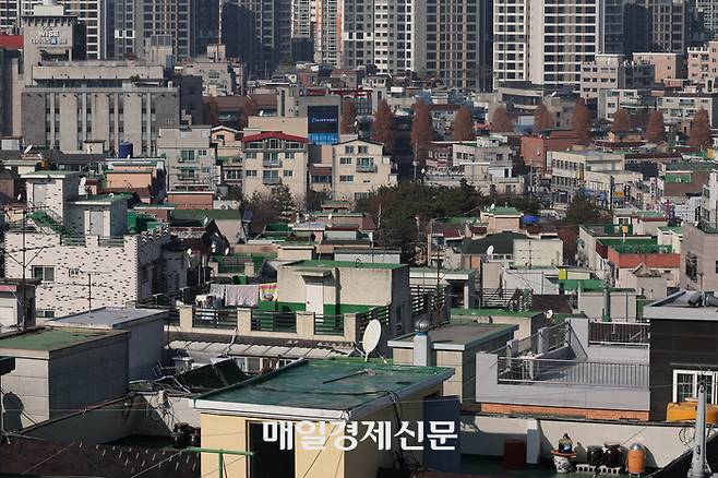 서울 강서구 화곡동의 다세대·연립주택 밀집지역 전경. 매경DB