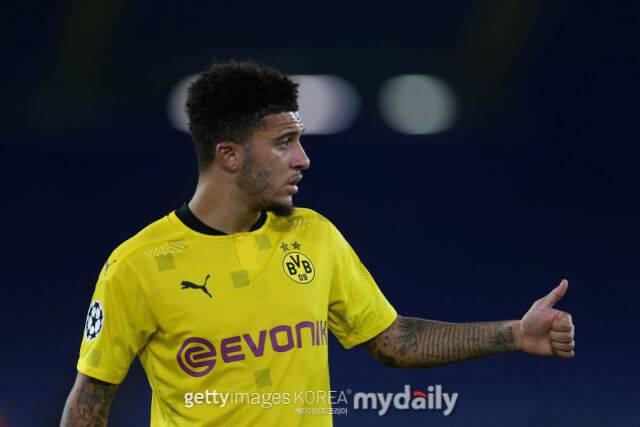 도르트문트 시절의 제이든 산초. /게티이미지코리아