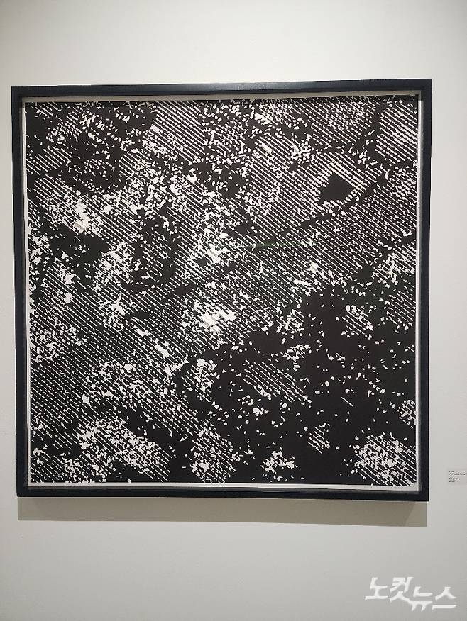 문경원, '7 PLAYSCAPES:PATTERN, Prototype,', 디지털 프린트, 커팅, 111x111cm, 2022~2025. 곽인숙 기자