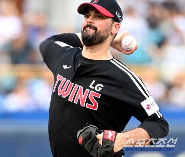LG 트윈스 시절 아담 플럿코. 스포츠조선DB