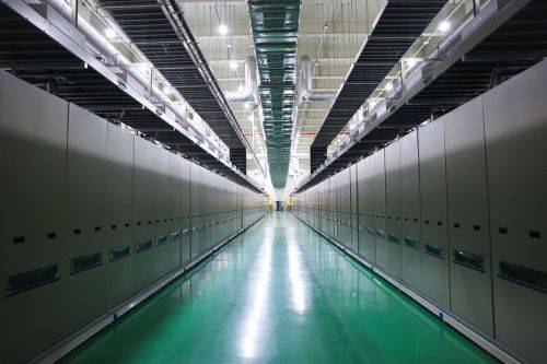 엘앤에프 구지 3공장 소성로의 모습. 엘앤에프